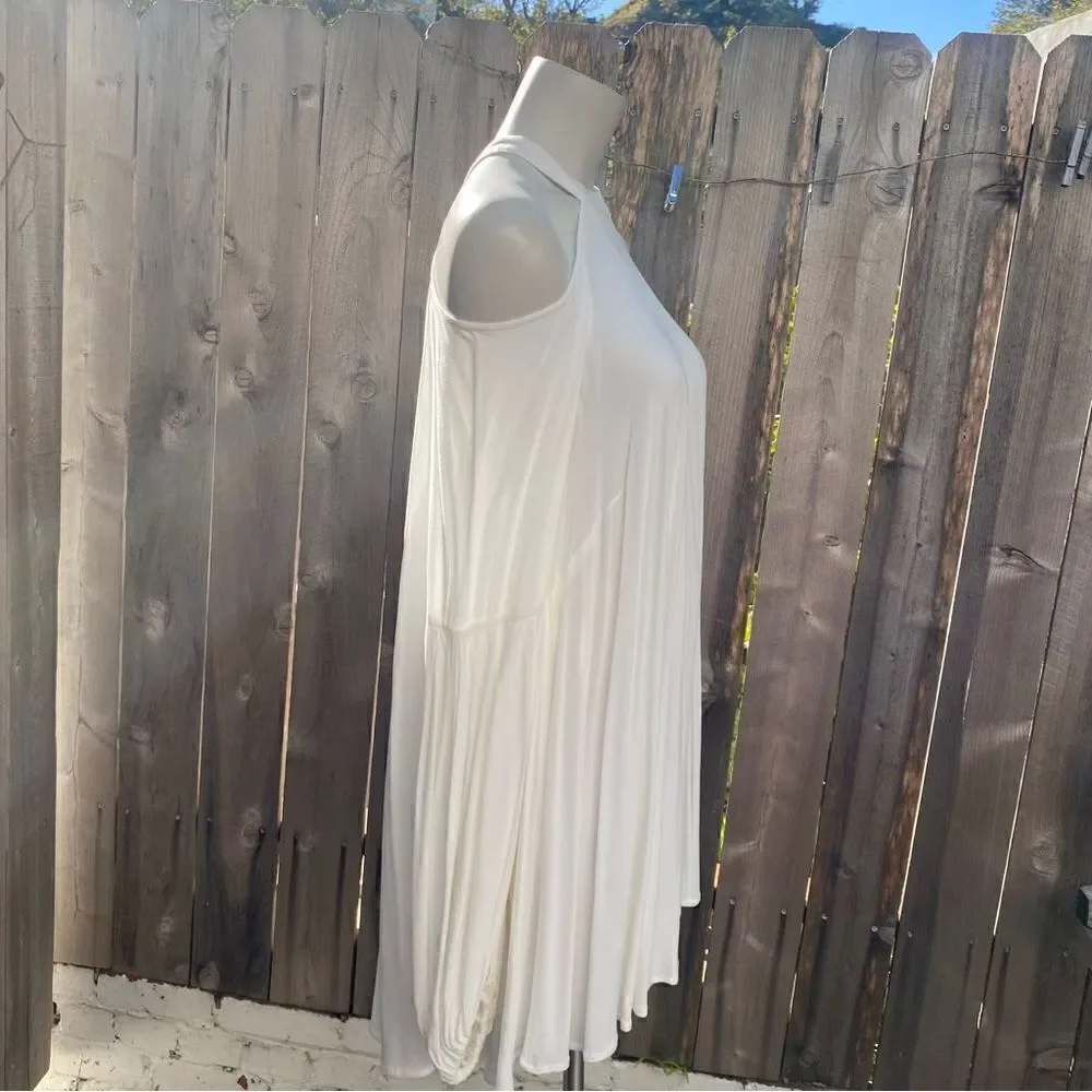 Free People Drift Away Cold Shoulder Tunic Dress size small